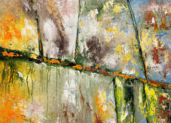 Nature In Fragments (PRT-8156-121765) - Canvas Art Print - 24in X 17in