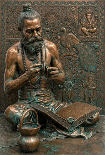 The Chronicler Of Devotion (PRT-18374-122110) - Canvas Art Print - 20in X 30in