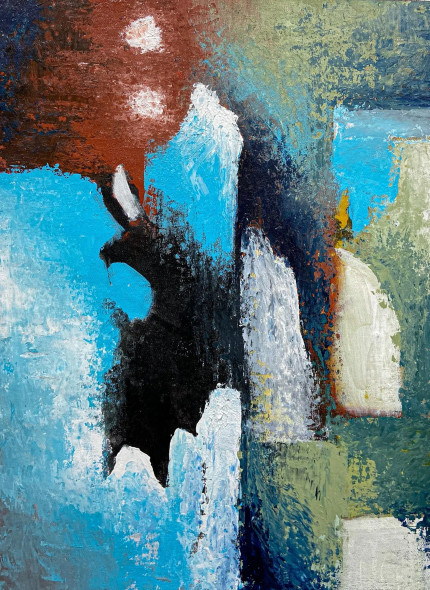 Fragments Of Hidden Light (PRT-8156-121725) - Canvas Art Print - 17in X 24in