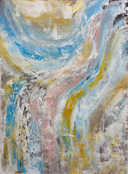 Skyfall In Motion (PRT-8156-121683) - Canvas Art Print - 18in X 24in