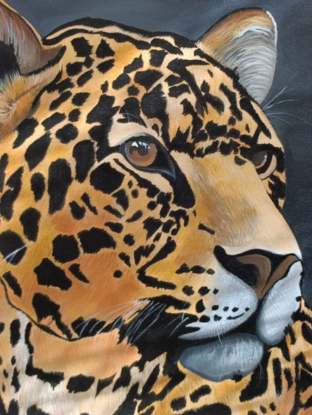 The Wild Soul (ART-18414-122236) - Handpainted Art Painting - 24in X 36in