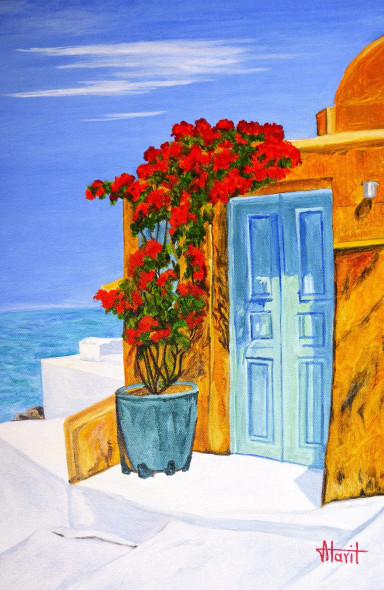 Coastal Charm (PRT-2948-120017) - Canvas Art Print - 12in X 18in