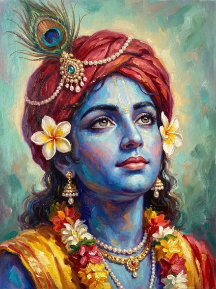 Timeless Spirituality In Brushstrokes (PRT-15697-122639) - Canvas Art Print - 45in X 60in