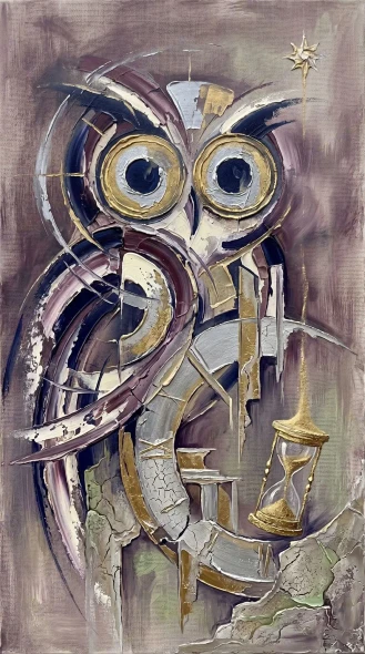 Fragments Of Timeless Wisdom - Series: Beasts Of The Inner Cosmos - 01 (PRT-15697-122725) - Canvas Art Print - 33in X 60in
