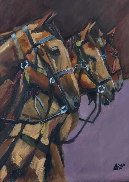 Beauty, Strength And Resilience (ART-8322-122888) - Handpainted Art Painting - 17in X 24in