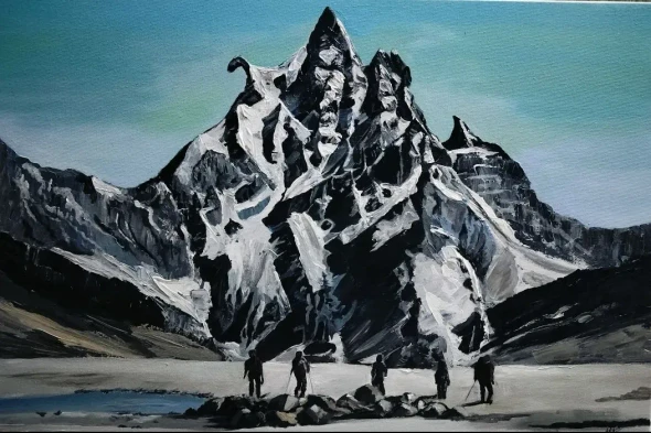 Kailash (PRT-18168-122855) - Canvas Art Print - 24in X 16in