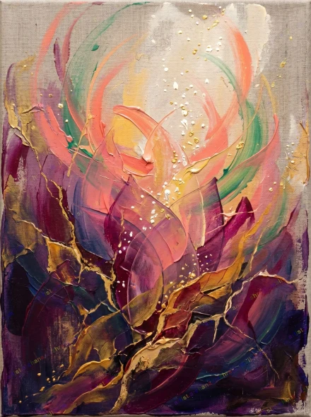 The Joy Of Becoming | Luminous Awakening Collection | 08 Of 50 (PRT-15697-122852) - Canvas Art Print - 45in X 60in