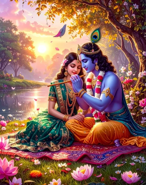 Melody Of Eternal Love (PRT-17594-122972) - Canvas Art Print - 28in X 36in