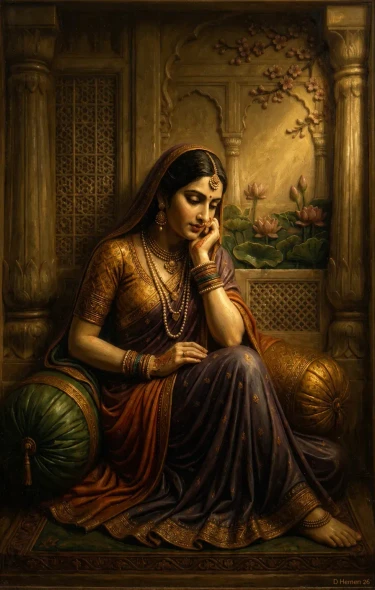 The Anticipated Evening (PRT-18374-122931) - Canvas Art Print - 23in X 36in