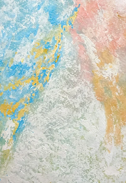 Azure Dawn (ART-8156-123035) - Handpainted Art Painting - 15in X 21in