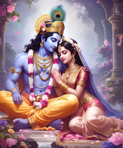 The Divine Bond (PRT-17594-123140) - Canvas Art Print - 20in X 24in