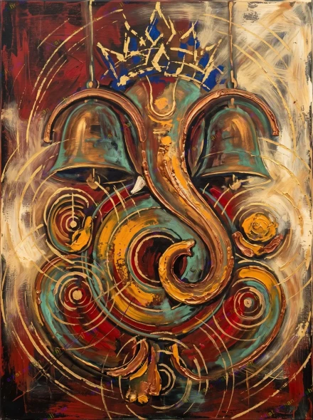 Resonant Divine Presence (PRT-15697-123317) - Canvas Art Print - 45in X 60in