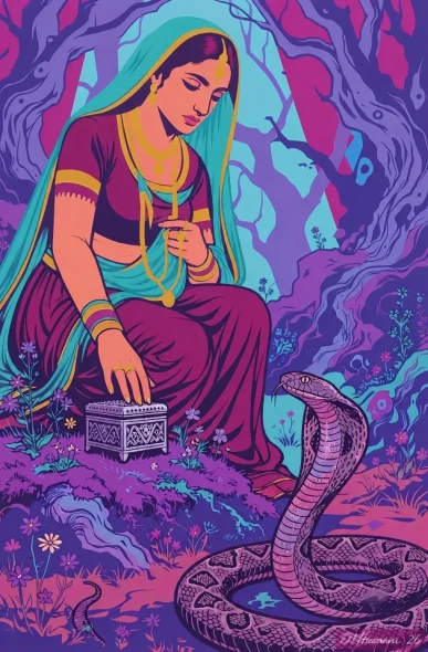Renunciation In The Wild (PRT-18374-123362) - Canvas Art Print - 20in X 30in