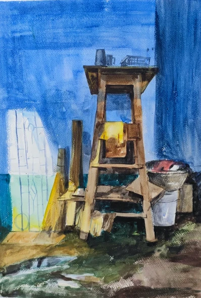 Still Life With Soft Afternoon Light (ART-7901-123554) - Handpainted Art Painting - 12in X 16in