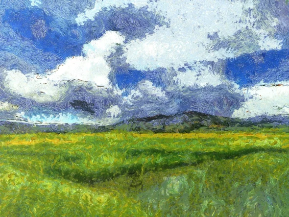 The Wind’s Soft Cradle (PRT-16909-123613) - Canvas Art Print - 42in X 32in