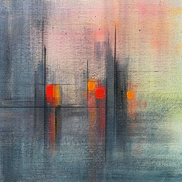Abstract (ART-3512-123712) - Handpainted Art Painting - 12in X 12in