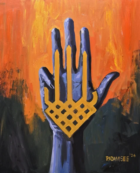 CREATOR'S HAND (PRT-18703-123871) - Canvas Art Print - 34in X 42in