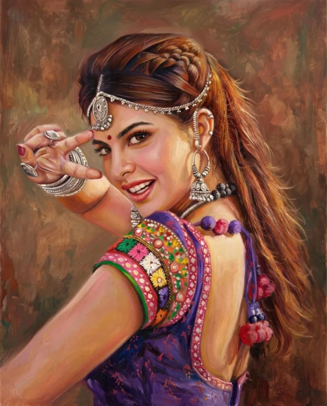 Crimson Smile (PRT-15697-123970) - Canvas Art Print - 48in X 60in