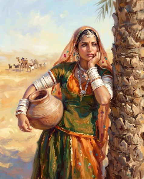 Golden Sands (PRT-15697-123965) - Canvas Art Print - 48in X 60in