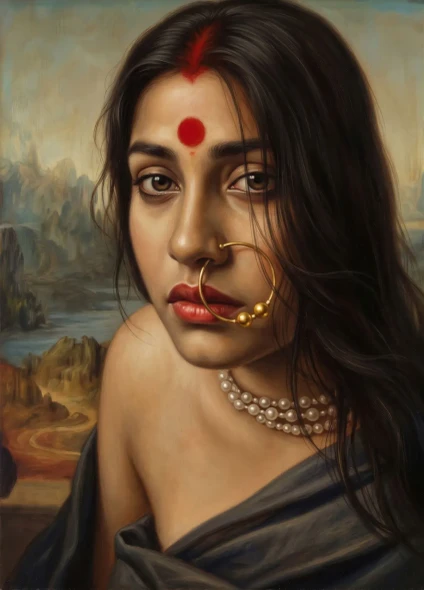 Silent Eyes Golden Skies - 01 (PRT-15697-124107) - Canvas Art Print - 43in X 60in