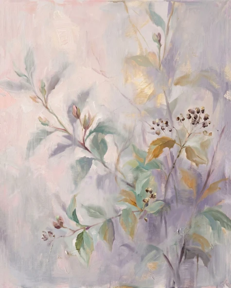 Echoes Of Pale Foliage (PRT-15697-124555) - Canvas Art Print - 48in X 60in