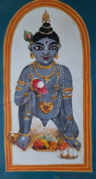 Gopal (PRT-18009-124173) - Canvas Art Print - 19in X 36in