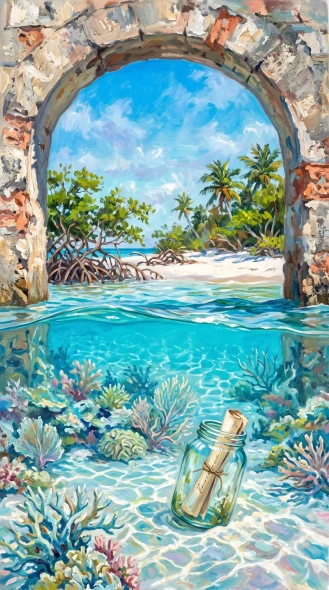 Tides Of Time Past (PRT-16861-124500) - Canvas Art Print - 33in X 60in