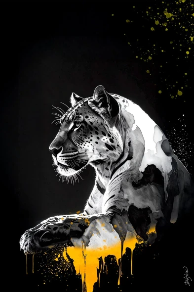 Melting Majesty (PRT-18873-124359) - Canvas Art Print - 24in X 36in