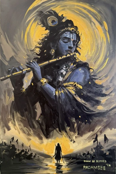 Beyond Dharma (PRT-18703-125024) - Canvas Art Print - 24in X 36in