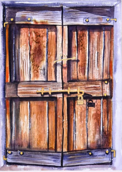 Guardians Of Time 3 (ART-8183-125368) - Handpainted Art Painting - 16in X 20in
