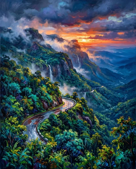 Light After The Storm (PRT-15697-125464) - Canvas Art Print - 48in X 60in