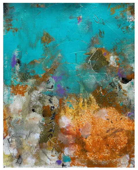 Between Tides (ART-18958-126056) - Handpainted Art Painting - 8in X 10in