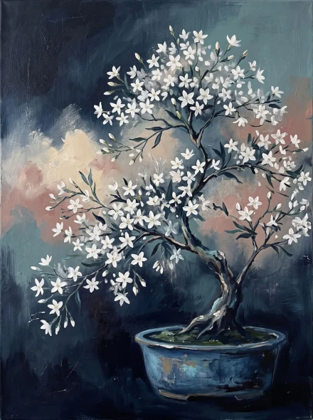 Lyrical Modernist Acerola (PRT-15697-125964) - Canvas Art Print - 45in X 60in