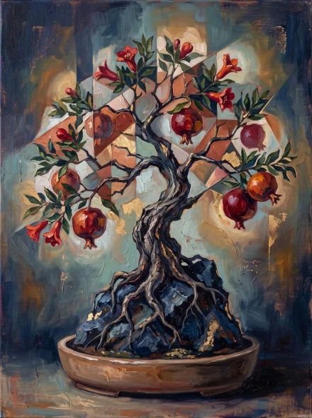 Constellation Of Bright Fruit (PRT-15697-125944) - Canvas Art Print - 45in X 60in