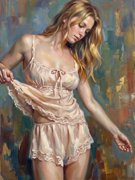 Gilded Morning Light (PRT-16861-126114) - Canvas Art Print - 45in X 60in