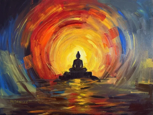 The Inner Light (PRT-18703-126308) - Canvas Art Print - 48in X 36in