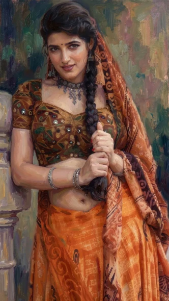 Veiled Reflection Of Warm Tones (PRT-15697-126581) - Canvas Art Print - 34in X 60in