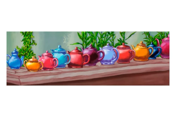 Teapot Still Life – Prints (PRT-19101-126589) - Canvas Art Print - 36in X 24in