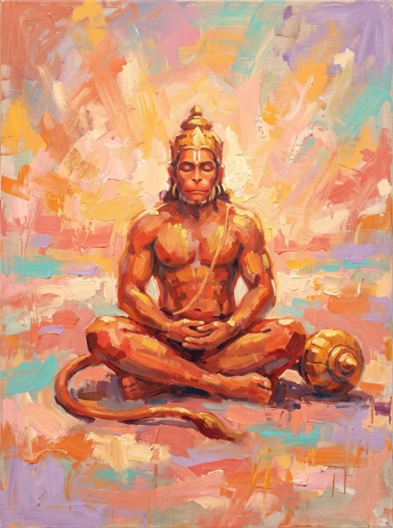 Dawn Meditation Of Strength (PRT-15697-126401) - Canvas Art Print - 45in X 60in
