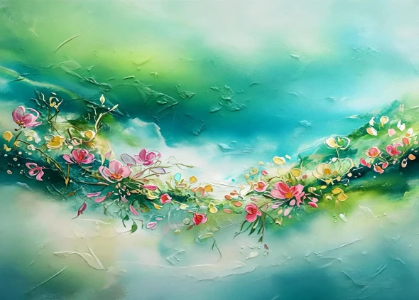 Whispers Of Spring (PRT-19108-126650) - Canvas Art Print - 36in X 26in