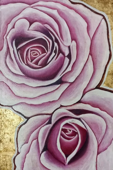 Rossie (ART-19039-126667) - Handpainted Art Painting - 16in X 24in