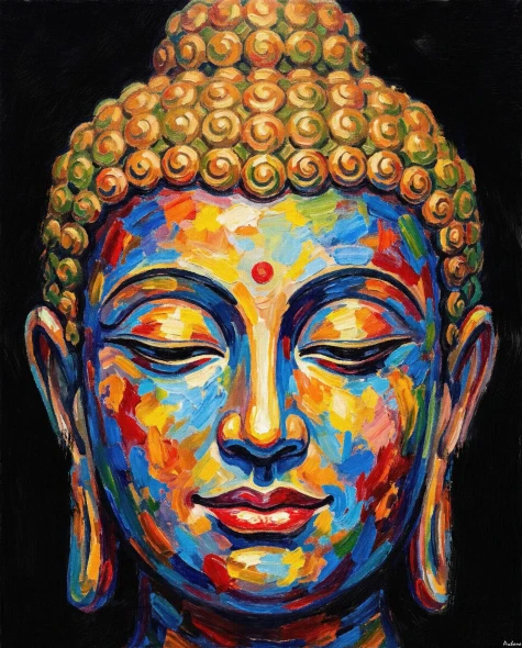 Radiant Serenity Within (PRT-15697-126882) - Canvas Art Print - 48in X 60in