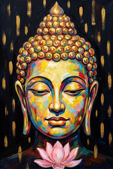 Radiant Serenity Within (PRT-15697-126867) - Canvas Art Print - 40in X 60in