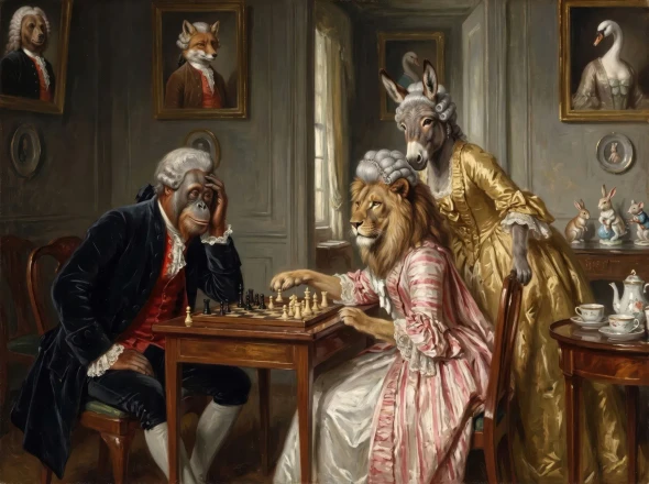 Tactical Minds At Rest (PRT-15697-127172) - Canvas Art Print - 60in X 45in