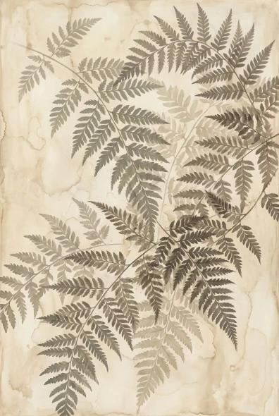 Quiet Botanical Memory (PRT-15697-127448) - Canvas Art Print - 40in X 60in