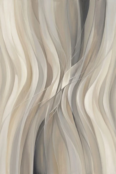 Calculated Precision In Ivory (PRT-15697-127414) - Canvas Art Print - 40in X 60in
