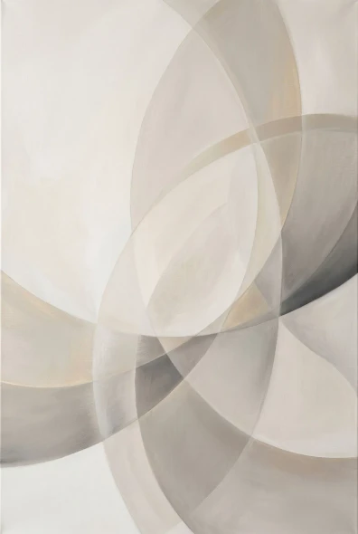 Multiverse Of Beige (PRT-15697-127385) - Canvas Art Print - 40in X 60in