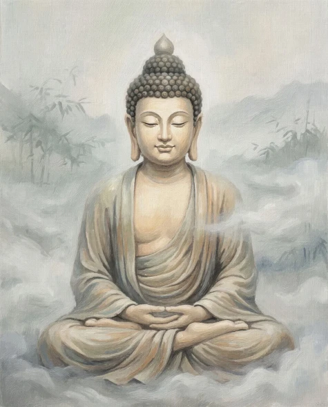 Serene Dawn Awakening (PRT-15697-126892) - Canvas Art Print - 48in X 60in