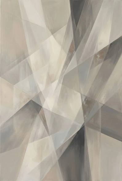 Refracted Light Silence (PRT-15697-127588) - Canvas Art Print - 40in X 60in