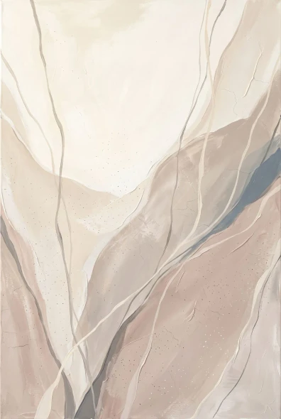 Ethereal Marble Rhythm (PRT-15697-127536) - Canvas Art Print - 40in X 60in